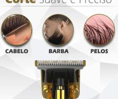 Máquina de cortar cabelo e Barba Vintage elétrica T9 Usb Profissional Lcd 2023 - Imagem 4/4